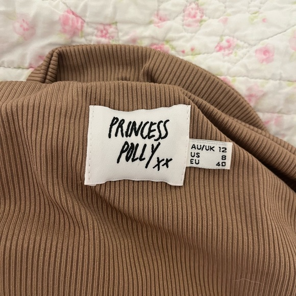 Princess Polly Brown Halter Top - Picture 3 of 3